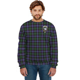 Clan Galbraith Modern Crest Tartan Sweatshirt HC698