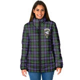 Clan Galbraith Modern Crest Tartan Padded Jacket RF285