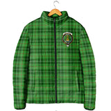 Clan Galloway Crest Tartan Padded Jacket RF288