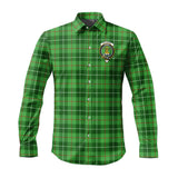 Clan Galloway Crest Tartan Long Sleeve Shirt PC697