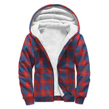 Clan Galloway Red Tartan Sherpa Hoodie - Classic Style CS 862