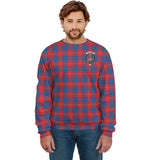 Clan Galloway Red Crest Tartan Sweatshirt HC696