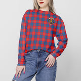 Clan Galloway Red Crest Tartan Sweatshirt HC696