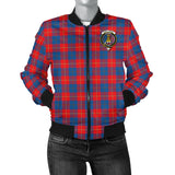 Clan Galloway Red Crest Tartan Bomber Jacket ZJ287