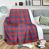 Clan Galloway Red Tartan Blanket U336