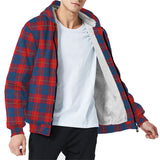 Clan Galloway Red Tartan Sherpa Hoodie - Classic Style CS 862