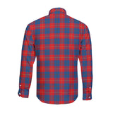 Clan Galloway Red Crest Tartan Long Sleeve Shirt PC698