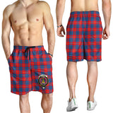 Clan Galloway Red Crest Tartan Mens Shorts NS696