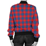 Clan Galloway Red Crest Tartan Bomber Jacket ZJ287