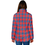 Clan Galloway Red Crest Tartan Padded Jacket RF287