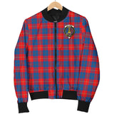 Clan Galloway Red Crest Tartan Bomber Jacket ZJ287