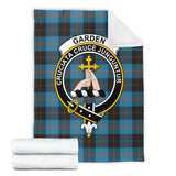 Clan Garden Crest Tartan Blanket UC291