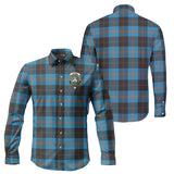 Clan Garden Crest Tartan Long Sleeve Shirt PC696