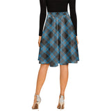 Clan Garden Tartan Melete Pleated Midi Skirt V875