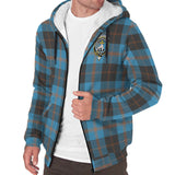 Clan Garden Crest Tartan Sherpa Hoodie CT694