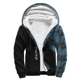 Clan Garden Crest Tartan Sherpa Hoodie Curve Style CE696