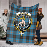 Clan Garden Crest Tartan Blanket UC291