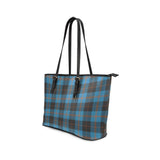 Clan Garden Tartan Leather Tote Bag MT873