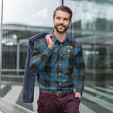 Clan Garden Crest Tartan Long Sleeve Shirt PC696