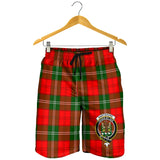 Clan Gartshore Crest Tartan Mens Shorts NS693