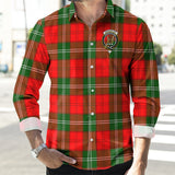 Clan Gartshore Crest Tartan Long Sleeve Shirt PC695