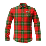 Clan Gartshore Crest Tartan Long Sleeve Shirt PC695