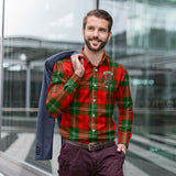 Clan Gartshore Crest Tartan Long Sleeve Shirt PC695