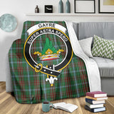 Clan Gayre Crest Tartan Blanket UC295