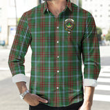 Clan Gayre Crest Tartan Long Sleeve Shirt PC692