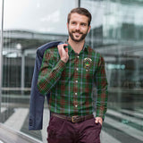 Clan Gayre Crest Tartan Long Sleeve Shirt PC692