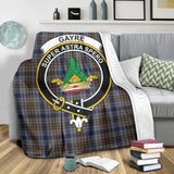 Clan Gayre Hunting Crest Tartan Blanket UC294