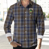 Clan Gayre Hunting Crest Tartan Long Sleeve Shirt PC693