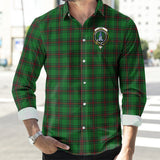 Clan Ged Crest Tartan Long Sleeve Shirt PC691