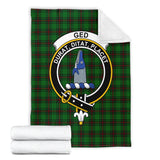 Clan Ged Crest Tartan Blanket UC296