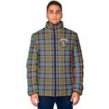 Clan Glass Crest Tartan Padded Jacket RF297