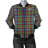 Clan Glass Crest Tartan Bomber Jacket ZJ297