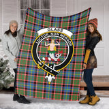 Clan Glass Crest Tartan Blanket UC299