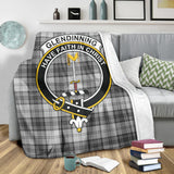 Clan Glendinning Crest Tartan Blanket UC301