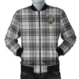 Clan Glendinning Crest Tartan Bomber Jacket ZJ299