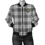 Clan Glendinning Crest Tartan Bomber Jacket ZJ299