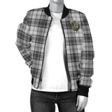 Clan Glendinning Crest Tartan Bomber Jacket ZJ299