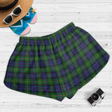 Clan Gordon Crest Tartan Womens Shorts NW1866