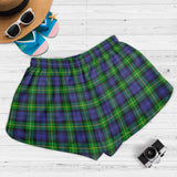 Clan Gordon Modern Crest Tartan Womens Shorts NW1870