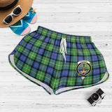 Clan Gordon Old Ancient Crest Tartan Womens Shorts NW1869