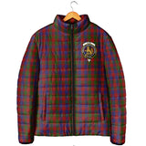 Clan Gow Crest Tartan Padded Jacket RF312