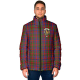 Clan Gow Crest Tartan Padded Jacket RF312