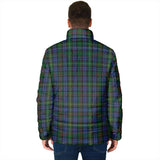 Clan Gow Hunting Crest Tartan Padded Jacket RF309