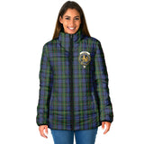 Clan Gow Hunting Crest Tartan Padded Jacket RF309