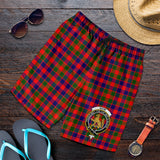 Clan Gow Modern Crest Tartan Mens Shorts NS673