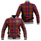 Clan Gow of Skeoch Crest Tartan Baseball Jacket JM672